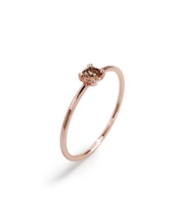 anillo-oro-rosa-compromiso-diamante-marrón