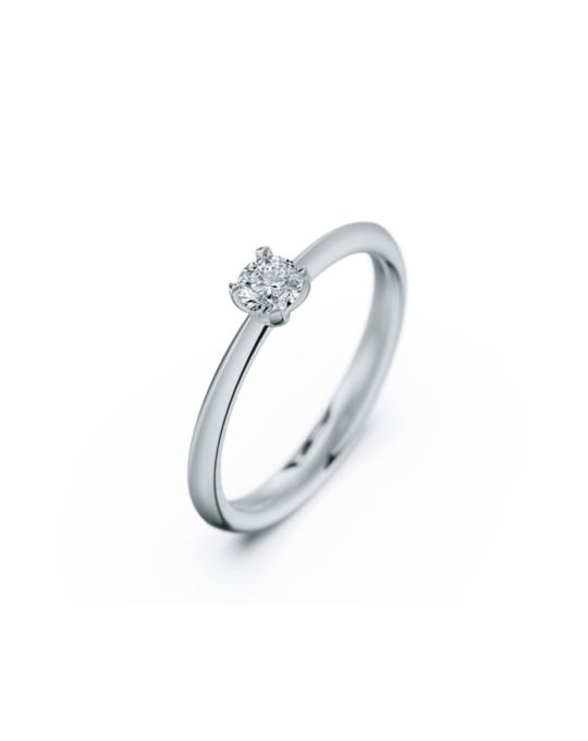 anillo solitario compromiso fine oro blanco diamantes blanco 020 rosich
