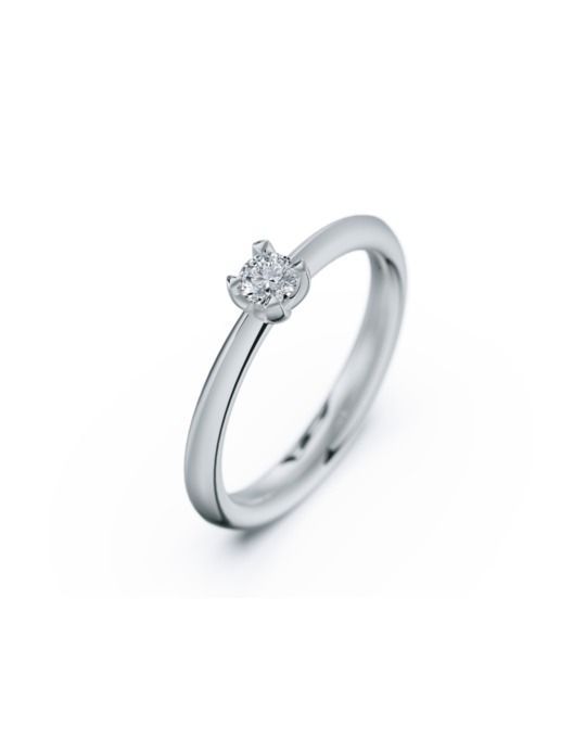 anillo solitario compromiso oro blanco diamantes blanco 015 rosich