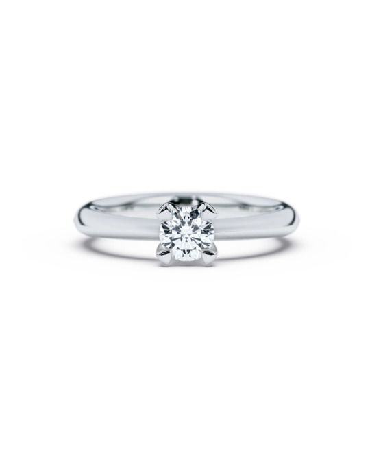 anillo solitario compromiso oro blanco diamantes blanco 050 diamantes rosich