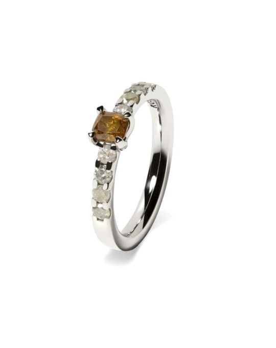 anillo specials oro blanco diamantes color rosich